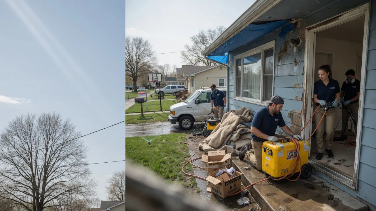 Basement Flood Cleanup in Briggsdale, CO near me